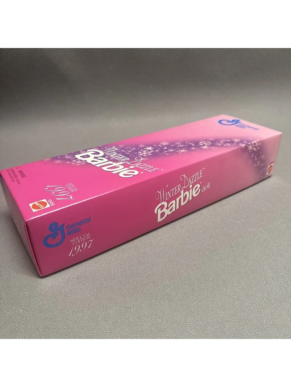Mattel Winter Dazzle Barbie Doll 1997 Special Edition General Mills 18456 Pink